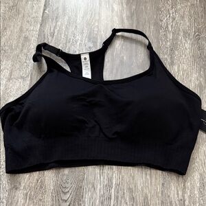 Velocity Black Sports Bra